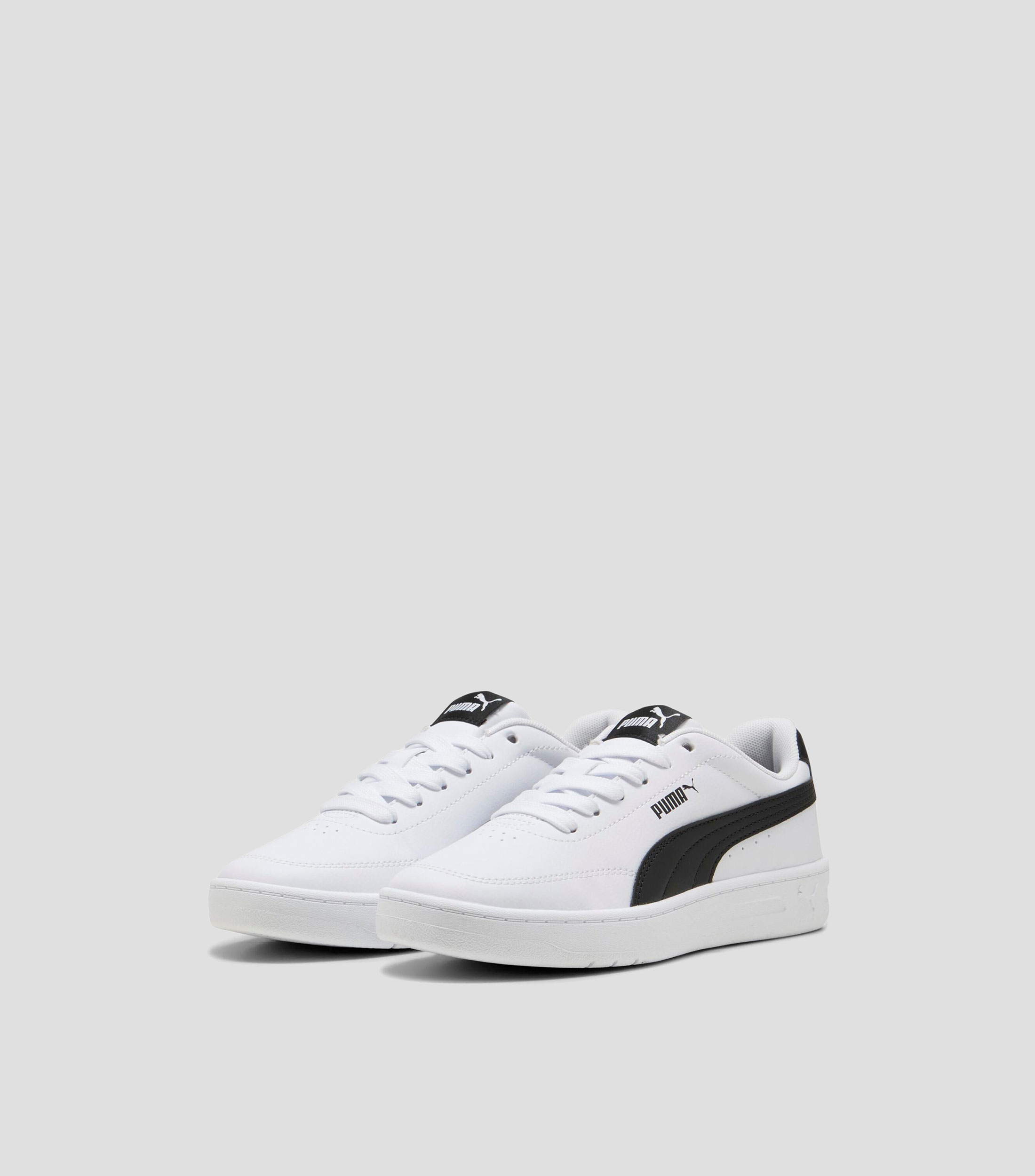 Tenis casuales Court Clean Jr. en piel Niño